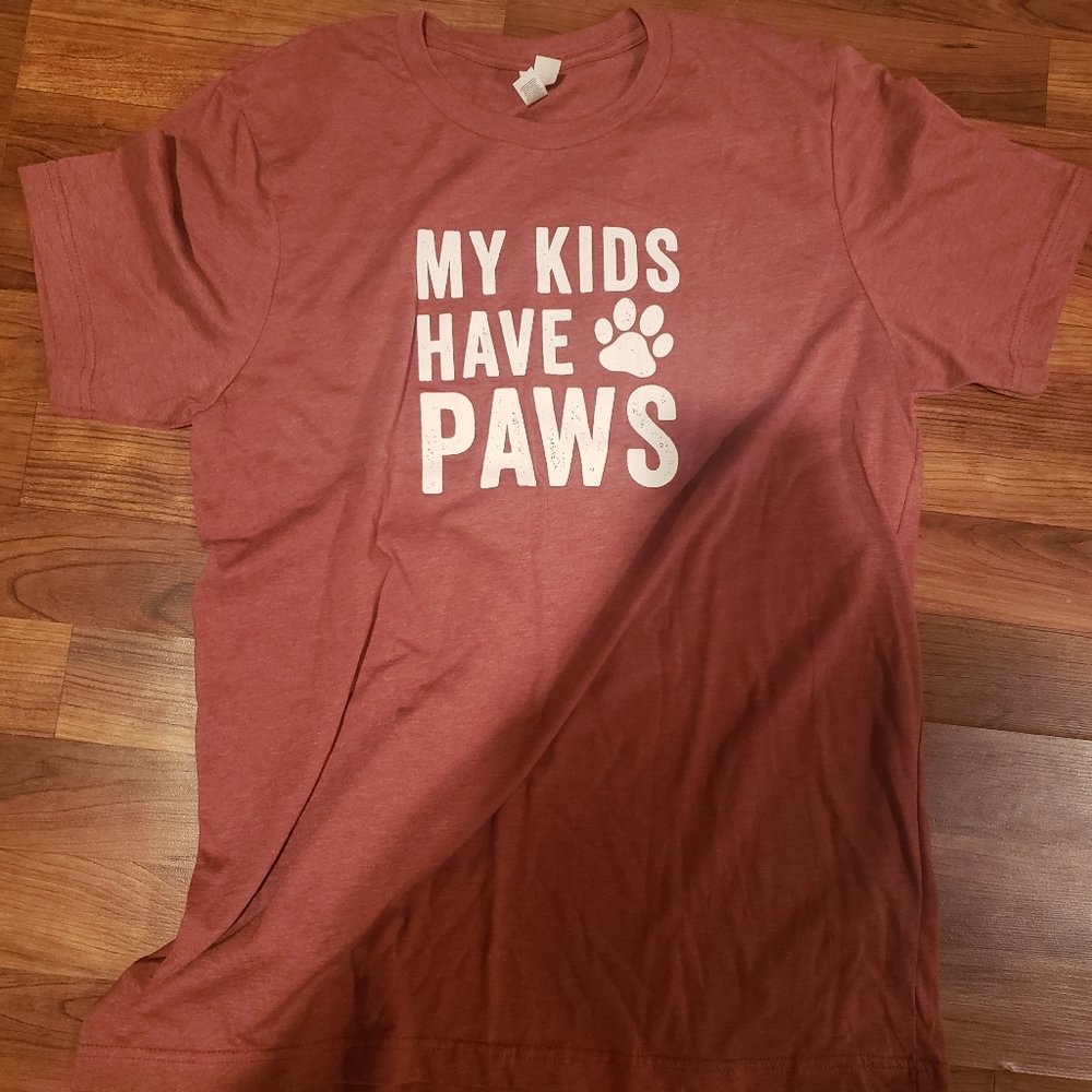 My kids have paws shirt